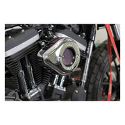S&S ''Air Stinger Stealth'' Air Cleaner Kit. Teardrop, Chrome – 2007–2022 XL Sportster