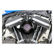 S&S ''Air Stinger Stealth'' Air Cleaner Kit. Teardrop, Black – 2007–2022 XL Sportster