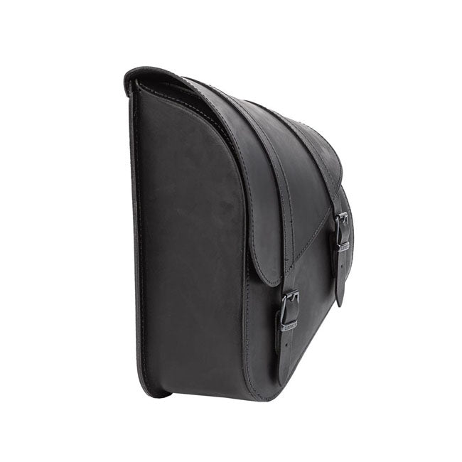 MCS Full Leather Swing Arm Bag Left, 9 Liter. Black – 2018–2025 Softail