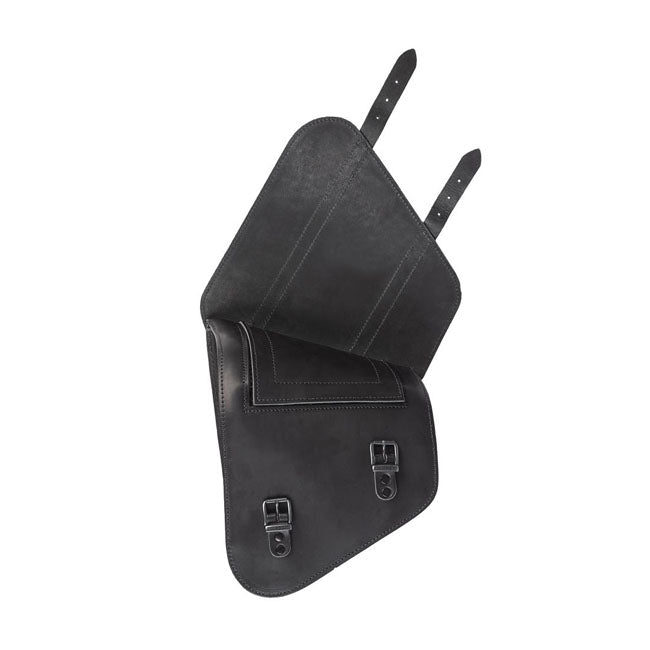 MCS Full Leather Swing Arm Bag Left, 9 Liter. Black – 2018–2025 Softail