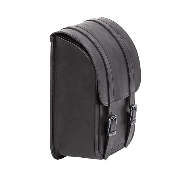 MCS Full Leather Swing Arm Bag Left, 9 Liter. Black – 2018–2025 Softail