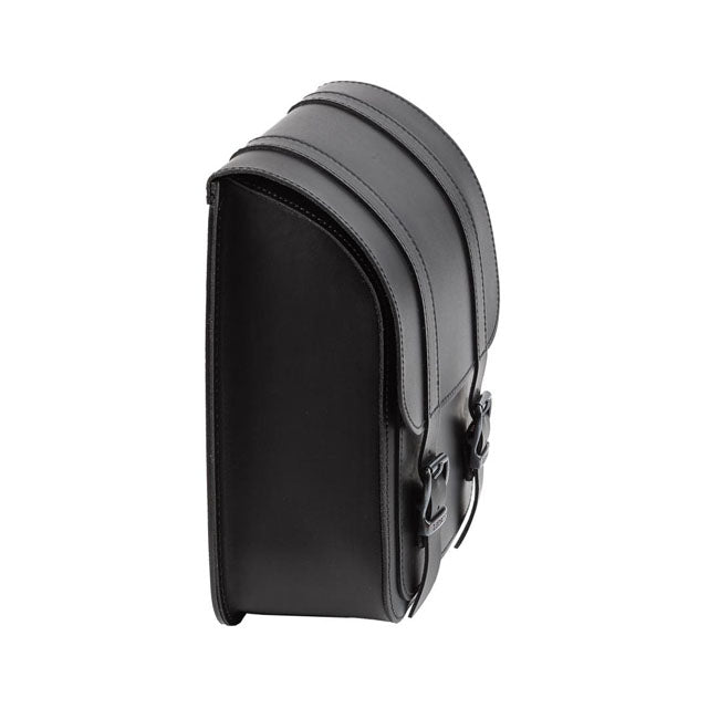 MCS Full Leather Swing Arm Bag Left, 10 Liter. Black – 1984–2017 Softail