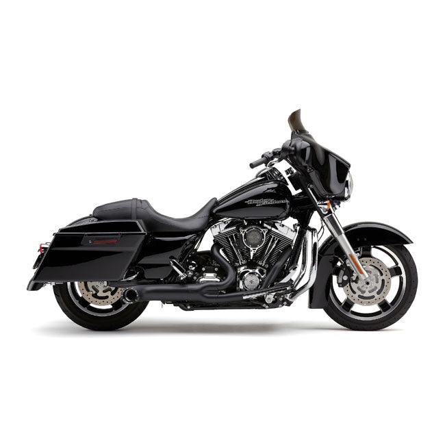 Cobra Turn Out 2-1 Exhaust. Black – 2009–2016 FLT/Touring