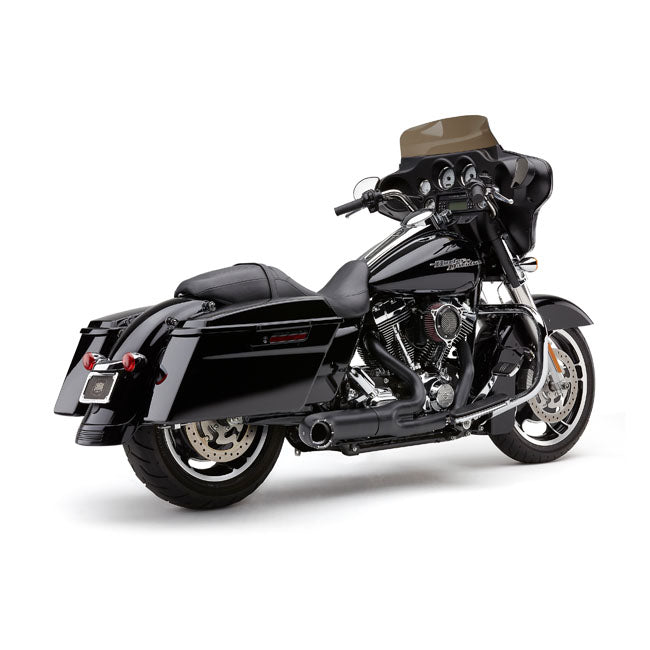 Cobra Turn Out 2-1 Exhaust. Black – 2009–2016 FLT/Touring