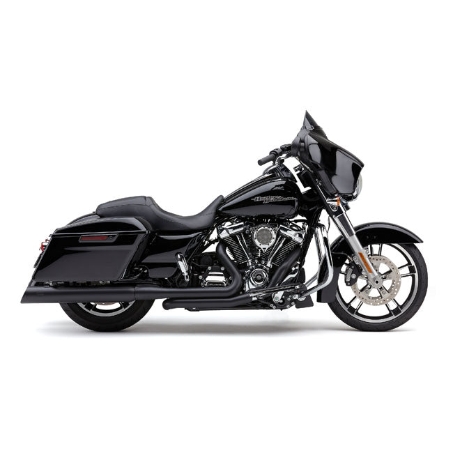Cobra 909 Upper Cut 4" Slip-on Mufflers. Black – 2017–2026 Touring. Requires Disabling…