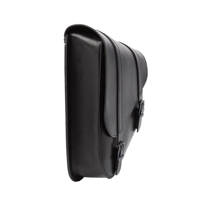 MCS Full Leather Swingarm Bag Left, 6.5 Liter. Black – 2018–2025 Softail