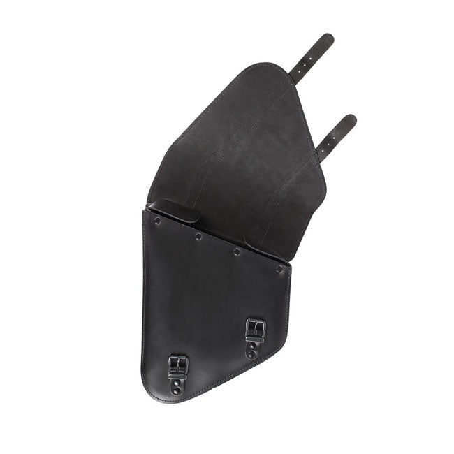 MCS Full Leather Swingarm Bag Left, 6.5 Liter. Black – 2018–2025 Softail