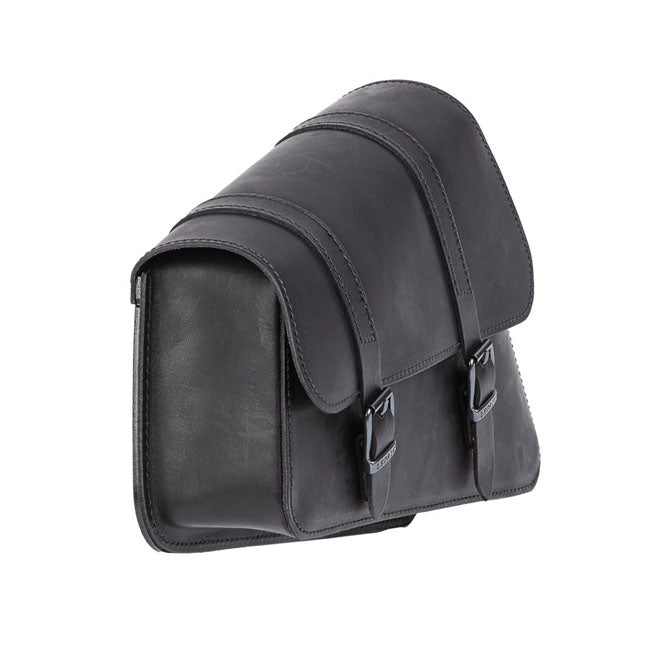 MCS Leather Swingarm Bag Left, 6.5 Liter. Black – All XL Sportster; Suzuki: 08-Up C1800…