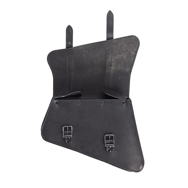 MCS Leather Swingarm Bag Left, 6.5 Liter. Black – All XL Sportster; Suzuki: 08-Up C1800…