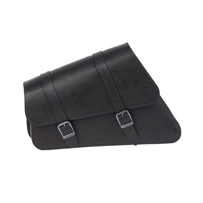 MCS Leather Swingarm Bag Left, 6.5 Liter. Black – All XL Sportster; Suzuki: 08-Up C1800…