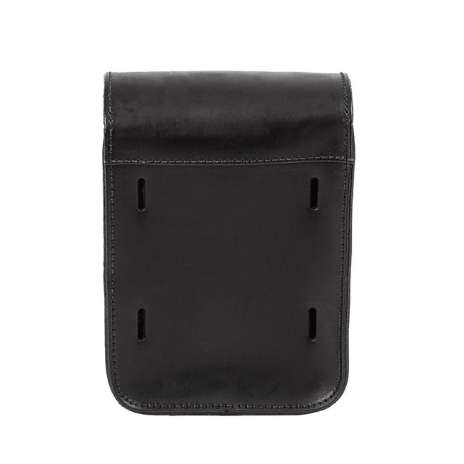 MCS Full Leather Sissy Bar Bag. Black – Universal