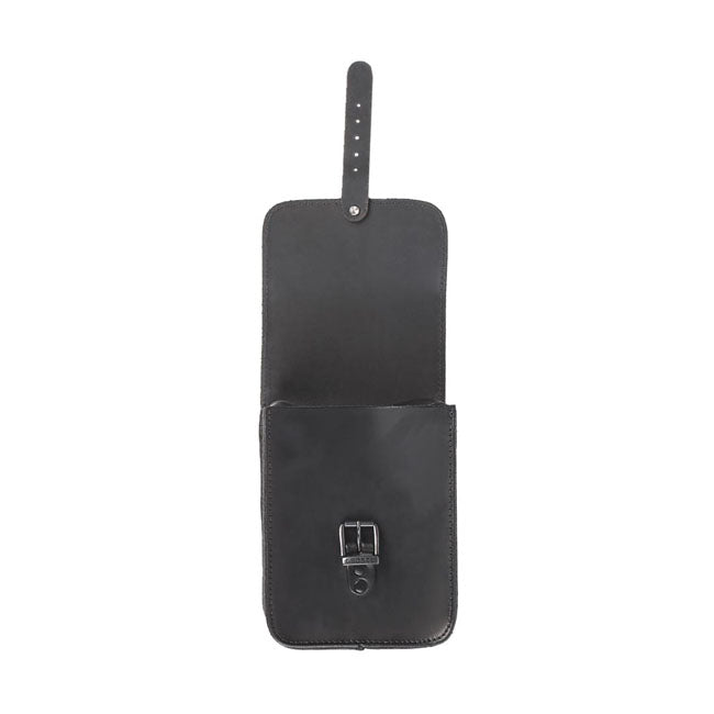 MCS Full Leather Sissy Bar Bag. Black – Universal