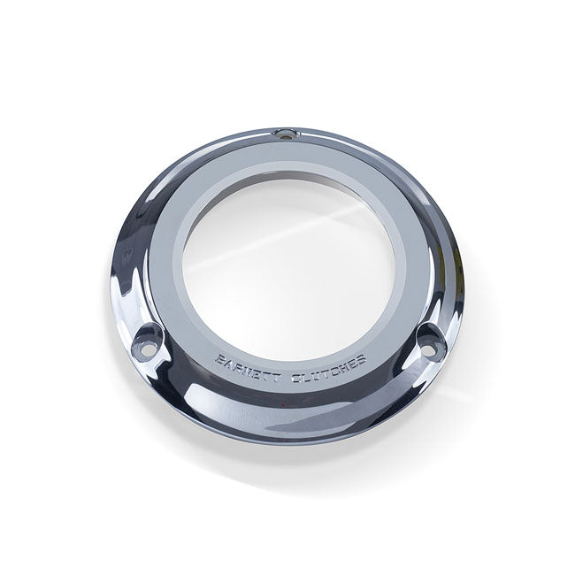 Barnett Clear Derby Cover. Chrome – 1970–1998 Big Twin