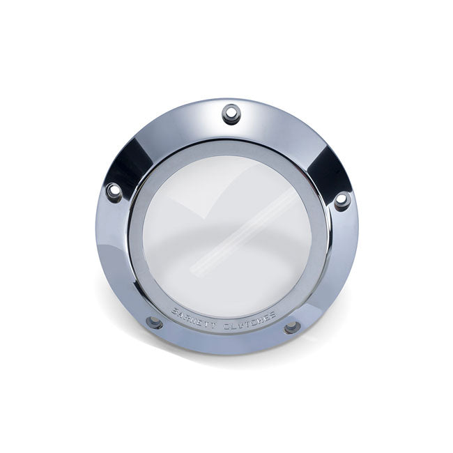 Barnett Clear Derby Cover. Chrome – 1999–2006 Big Twin