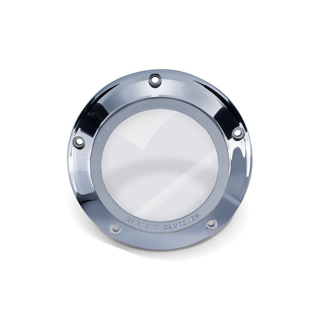 Barnett Clear Derby Cover. Chrome – 2007–2016 Big Twin; 2018 Fatbob