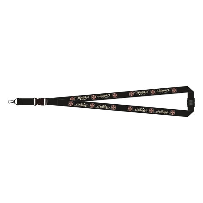 West Coast Choppers Wcc Motorcycle Co. Lanyard Black – One Size Fits Most
