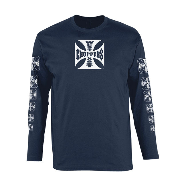West Coast Choppers Wcc Og Logo Atx Longsleeve Navy – S