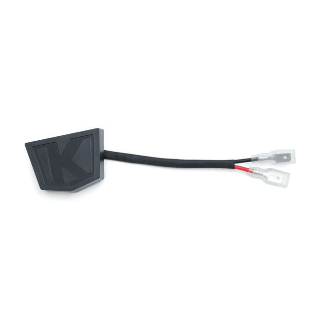 Kuryakyn LED Flasher Relay. with Male Spade Terminals – Up to 120W@12V. Universal Use