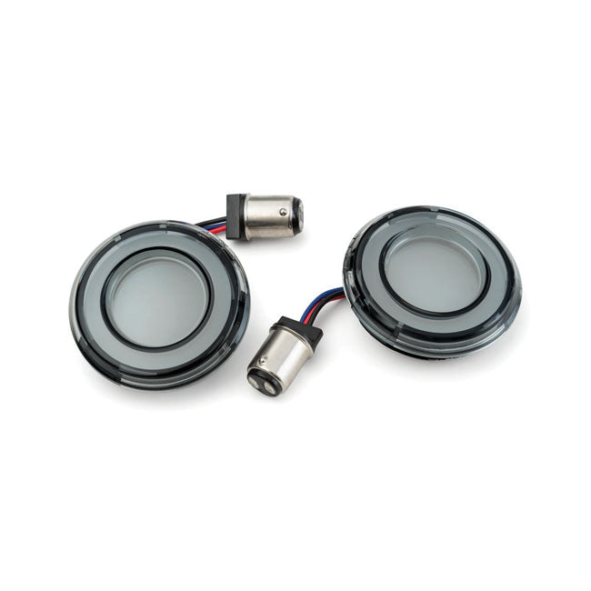 Kuryakyn Rear Tracer LED Turn Signal Insert Set. Smoke Lens – Touring: 2017–2022 FLHRXS; 2010–2022…