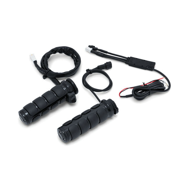 Kuryakyn Heated ISO Grips. Gloss Black – 1996–2022 H-D with Single or Dual…