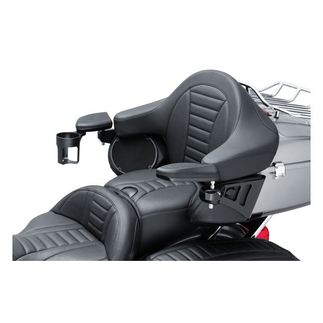Kuryakyn Passenger Armrest Set. Gloss Black – 2014–2025 Touring (Excl. 2023–2025…