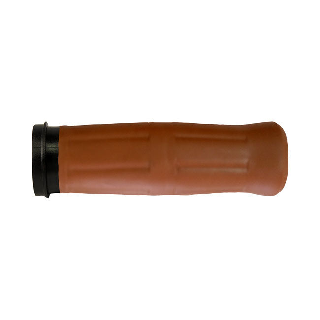Avon Grips Avon Old School Grips Coke Bottle Look, Tan – 2008–2025 H-D with E-throttle