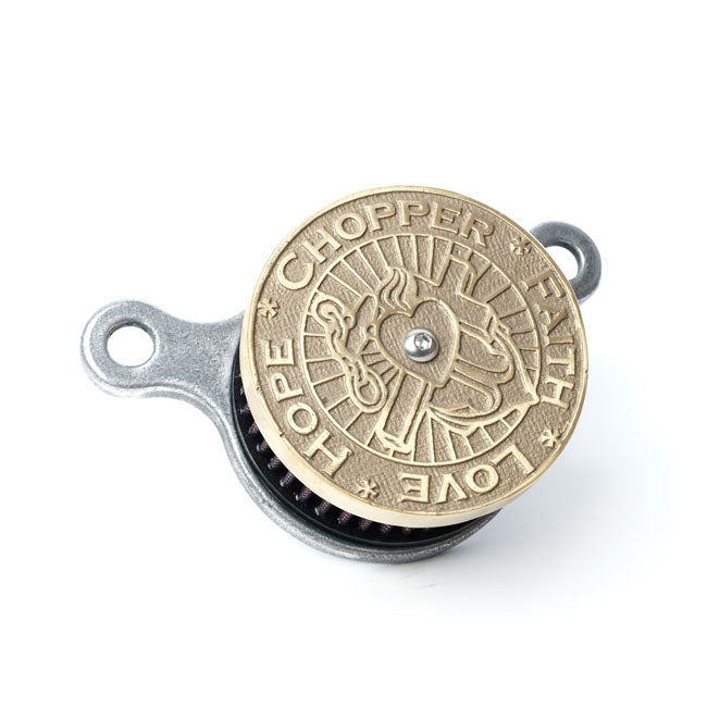 Wannabe Choppers Wannasucker ''Cflh'' Air Cleaner. Brass – CV Carburetor: 1993–1999 Evo Big Twin