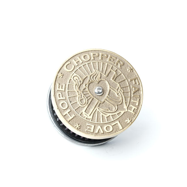 Wannabe Choppers Wannasucker ''Cflh'' Air Cleaner. Brass – Models Equipped with S&S Super E/G…