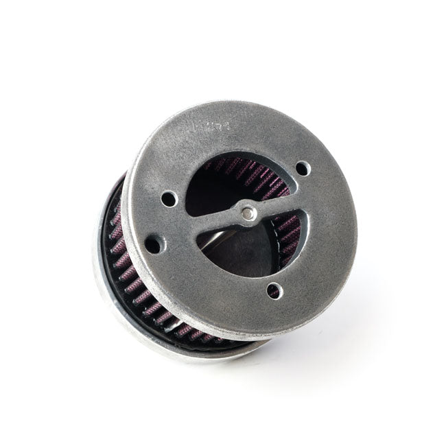 Wannabe Choppers Wannasucker ''Wave'' Air Cleaner. Brass – Models Equipped with S&S Super E/G…