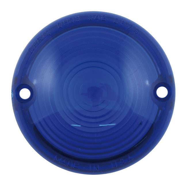 Chris Products Replacement Flat-lens T/S Lens. Blue – 1973–1999 FX; FXR; XL Sportster; FXST…