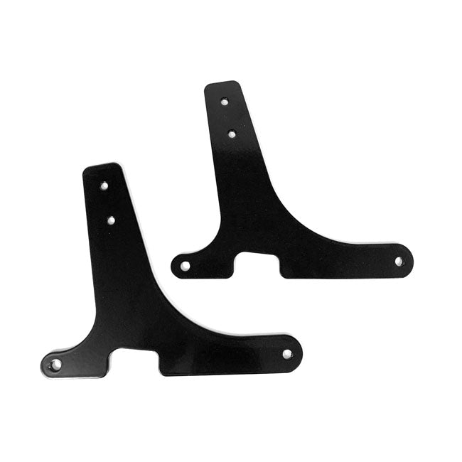 Westland Customs Sissy Bar Side Plates. Black – 1988–2022 XL Sportster