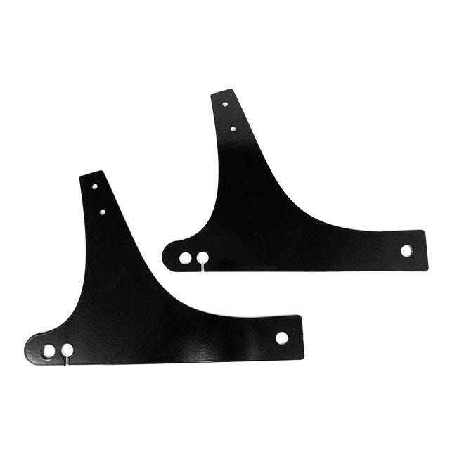 Westland Customs Sissy Bar Side Plates. Black – 1991–2017 Dyna