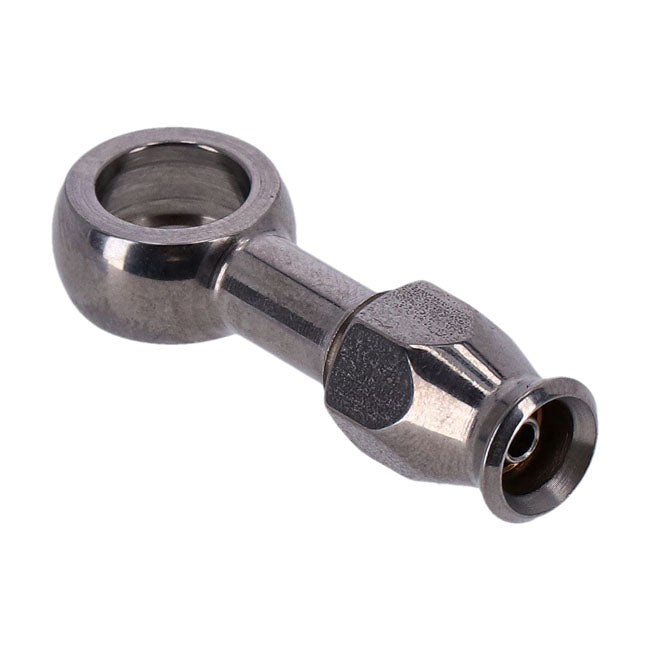 Goodridge 3/8" (10mm) Banjo Fitting Straight. Stainless