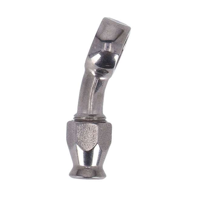 Goodridge 3/8" (10mm) Banjo Fitting 20 Degree Bend. SS