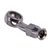 Goodridge 7/16" (11mm) Banjo Fitting 20 Degree Bend. SS