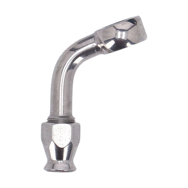 Goodridge 3/8" (10mm) Banjo Fitting 70 Degree Bend. SS