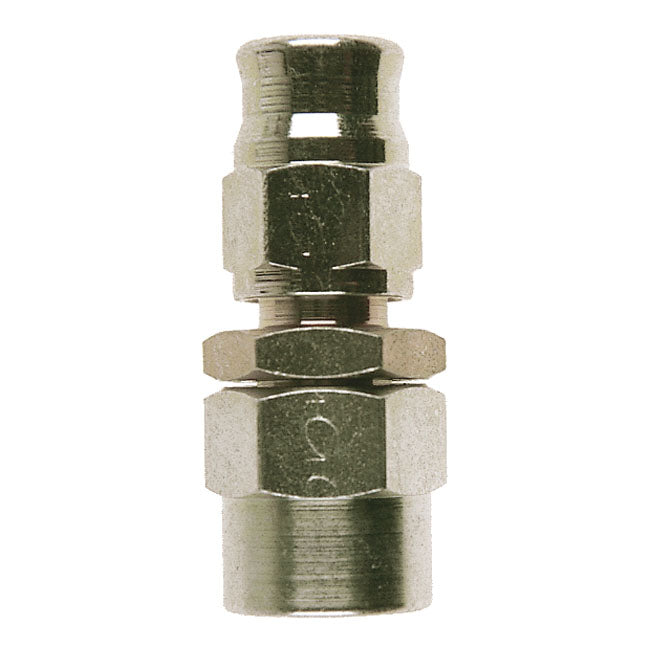 Goodridge Straight Hose End. Stainless