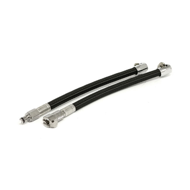 Goodridge QD Fuel Crossover Line Black Braided Textile – Universal