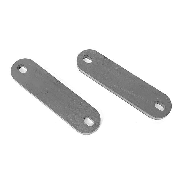 Flat Steel Tabs 3X25X100Mm. 6.5Mm Holes
