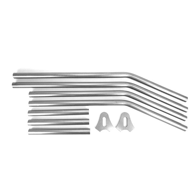 Westland Customs Hardtail Frame Tube Kit. Raw Steel, 1" – Universal