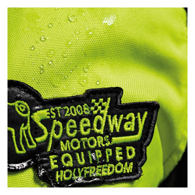 Holy Freedom Zero Vision Leather Jacket Black/Fluo Yellow – Male EU Size S