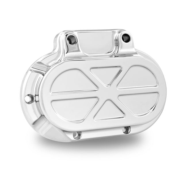 Pm Transmission End Cover Formula, Hydraulic. Chrome for 06-17 Dyna; 07-17 Softail; 07-13 Touring; 14-16 FLHR/C Touring Without Fairing