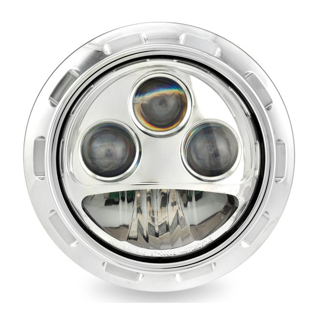 Pm 5-3/4 Inch Apex LED Headlamp for 84-15 FXST & Custom Applications With Bottom Mount