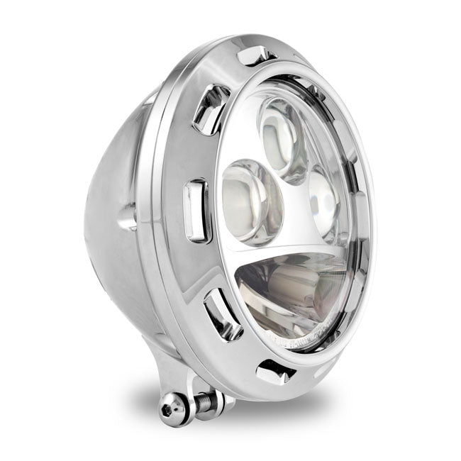 Pm 5-3/4 Inch Apex LED Headlamp for 84-15 FXST & Custom Applications With Bottom Mount