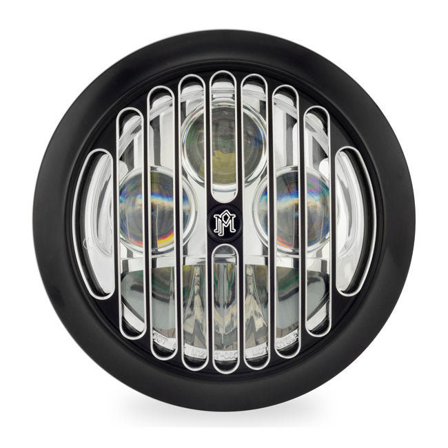 Pm 5-3/4 Inch Grill LED Headlamp for 84-15 FXST & Custom Applications With Bottom Mount