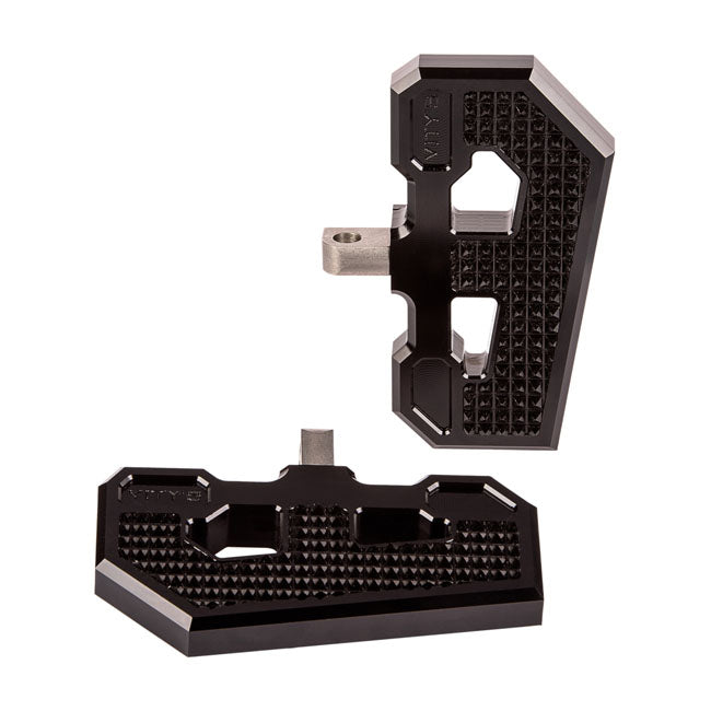Racing Passenger Floorboards. Black