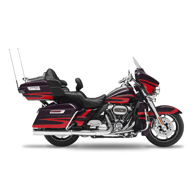 Fl-Double Slip-Ons Chrome, Billet Round End Cap