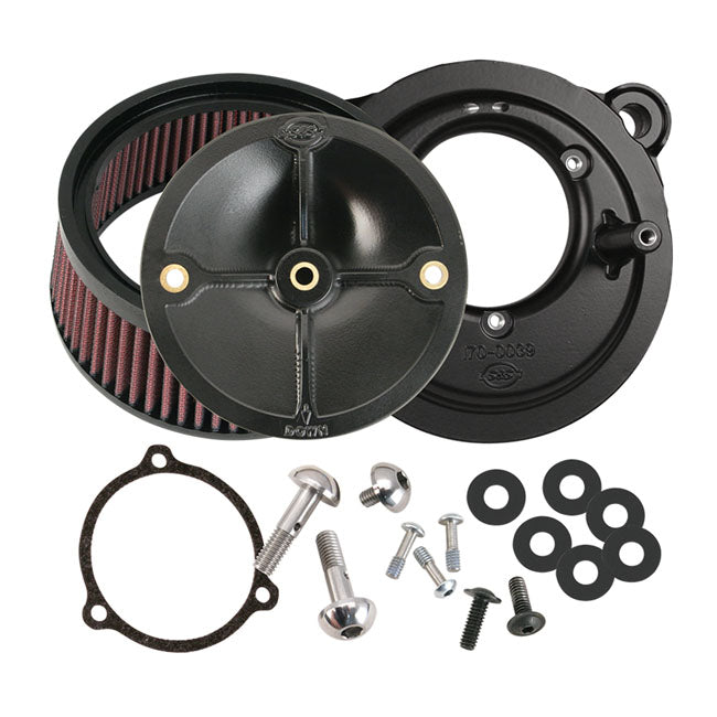 S&S Stealth Air Cleaner Kit. For 58mm S&S Throttle Body – 2003–2017 Twin Cam with 58mm S&S…