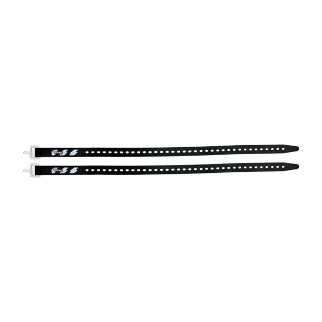 straps black/white