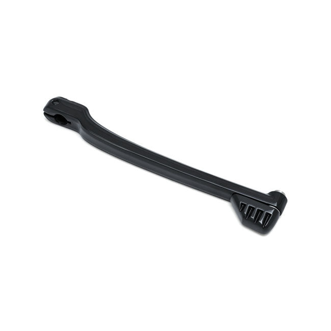 Kuryakyn heel/toe Switch-Shift lever. Gloss black 07-17Softail; 07-23 Electra Glides, Road Glides, Road Kings, Street Glides, Tour Glides; 09-23 Trikes. Will not fit models with fairing lowers in the toe-position